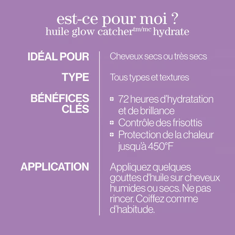 Huile Glow Catcher Hydrate Pureology