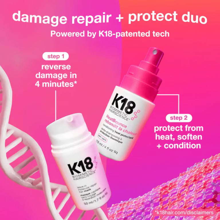 K18. REVITALISANT SANS-RINÇAGE À PROTECTION THERMIQUE HEAT BOUNCE - 118 ML