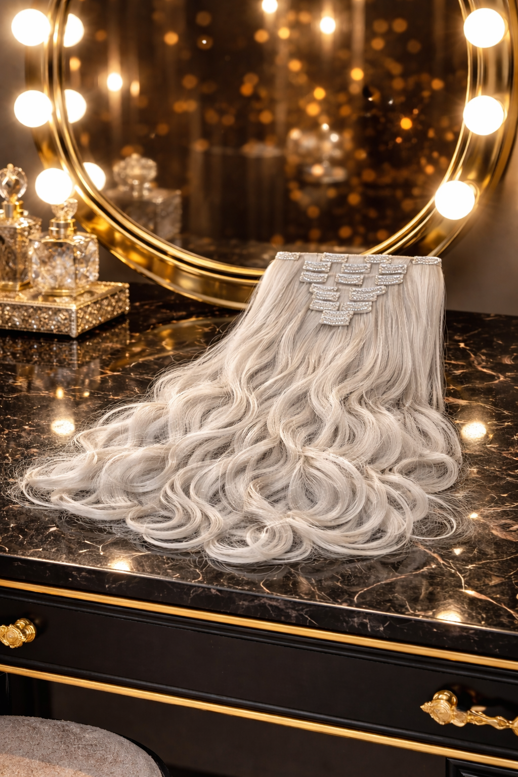 Extensions de cheveux à clipser invisibles – Sylver