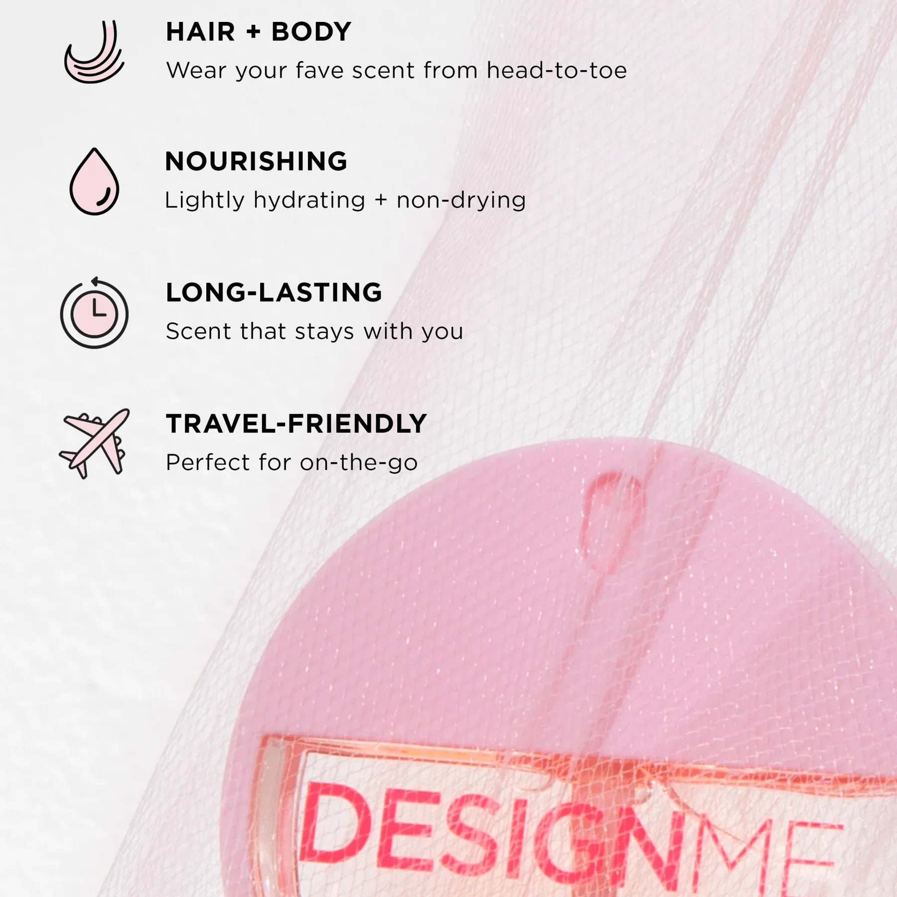 DESIGN ME. BRUME PARFUMÉE POUR LES CHEVEUX - PUFF.ME - 25 ML