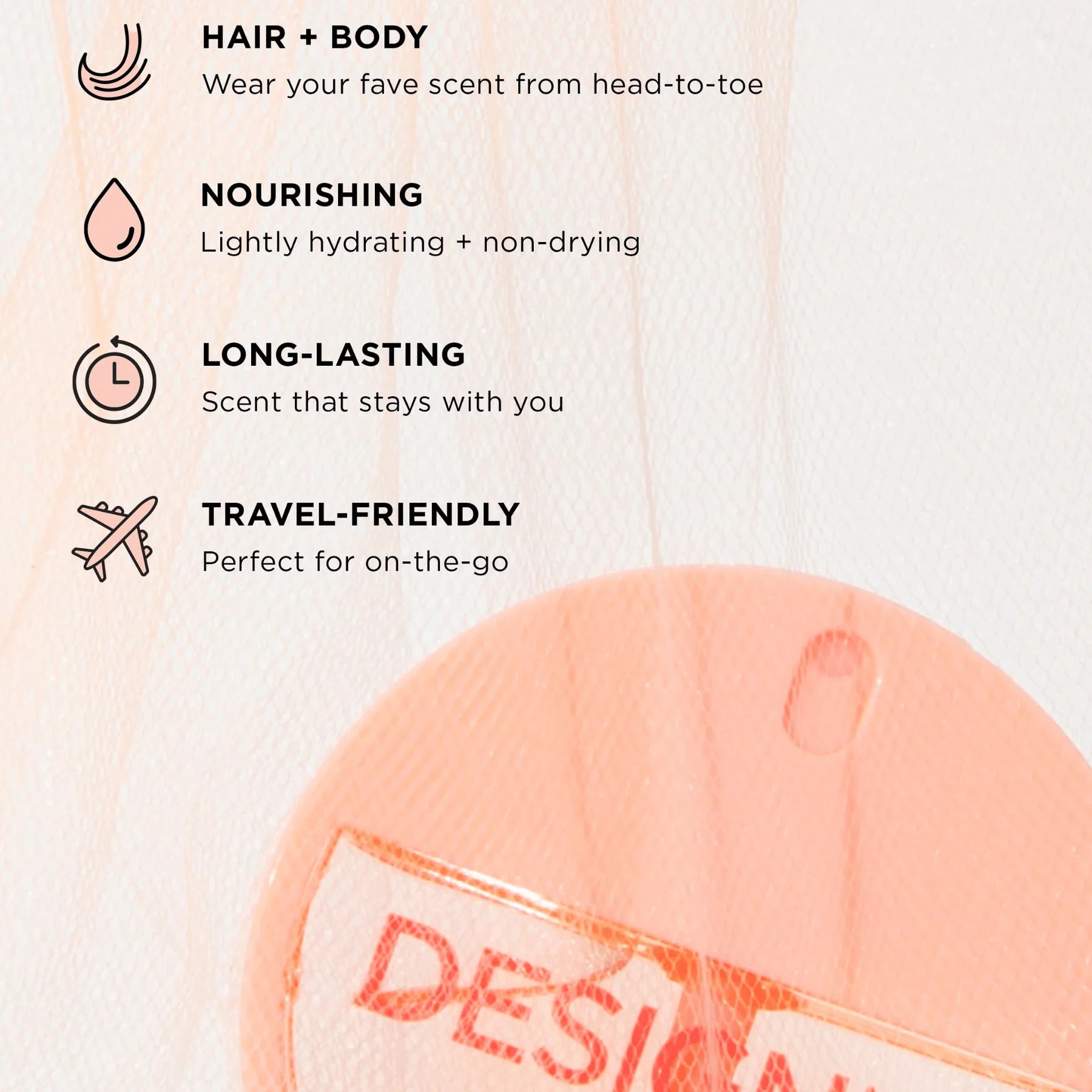 DESIGN ME. BRUME PARFUMÉE POUR LES CHEVEUX - HOLD.ME - 25 ML