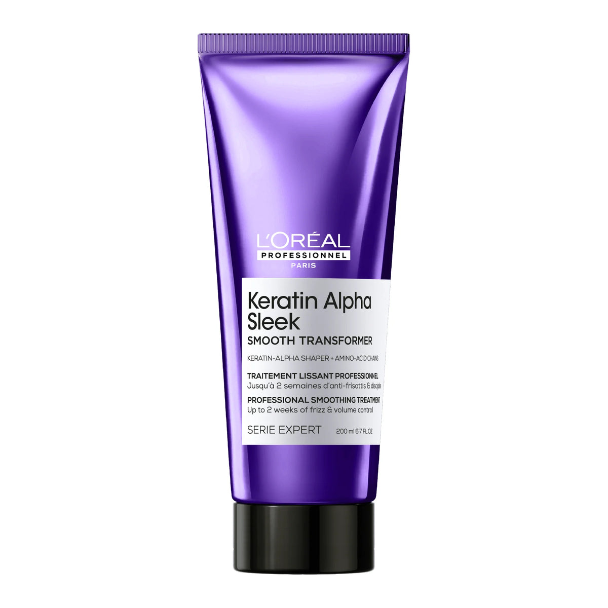 L'ORÉAL. SÉRIE EXPERT TRAITEMENT LISSANT KERATIN ALPHA SLEEK - 200 ML