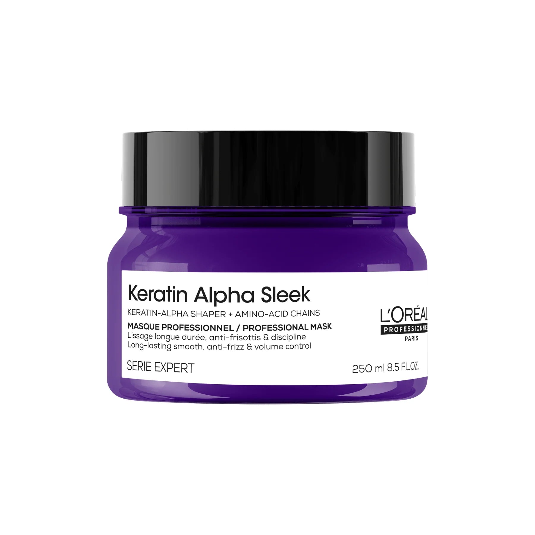 L'ORÉAL. SÉRIE EXPERT MASQUE KERATIN ALPHA SLEEK - 250 ML