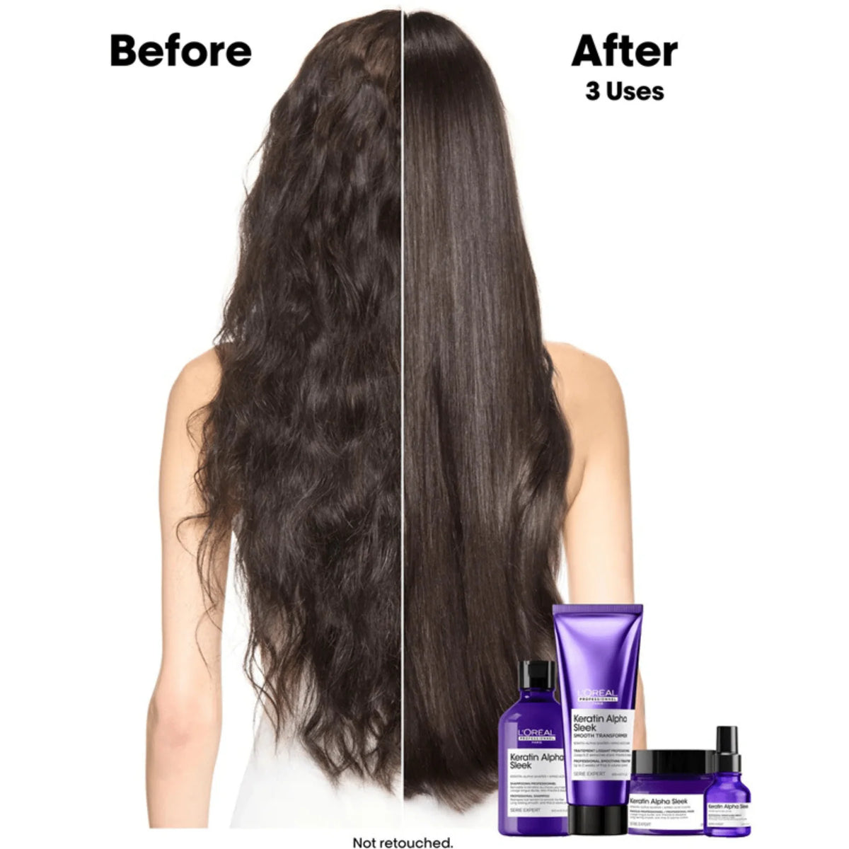 L'ORÉAL. SÉRIE EXPERT MASQUE KERATIN ALPHA SLEEK - 250 ML
