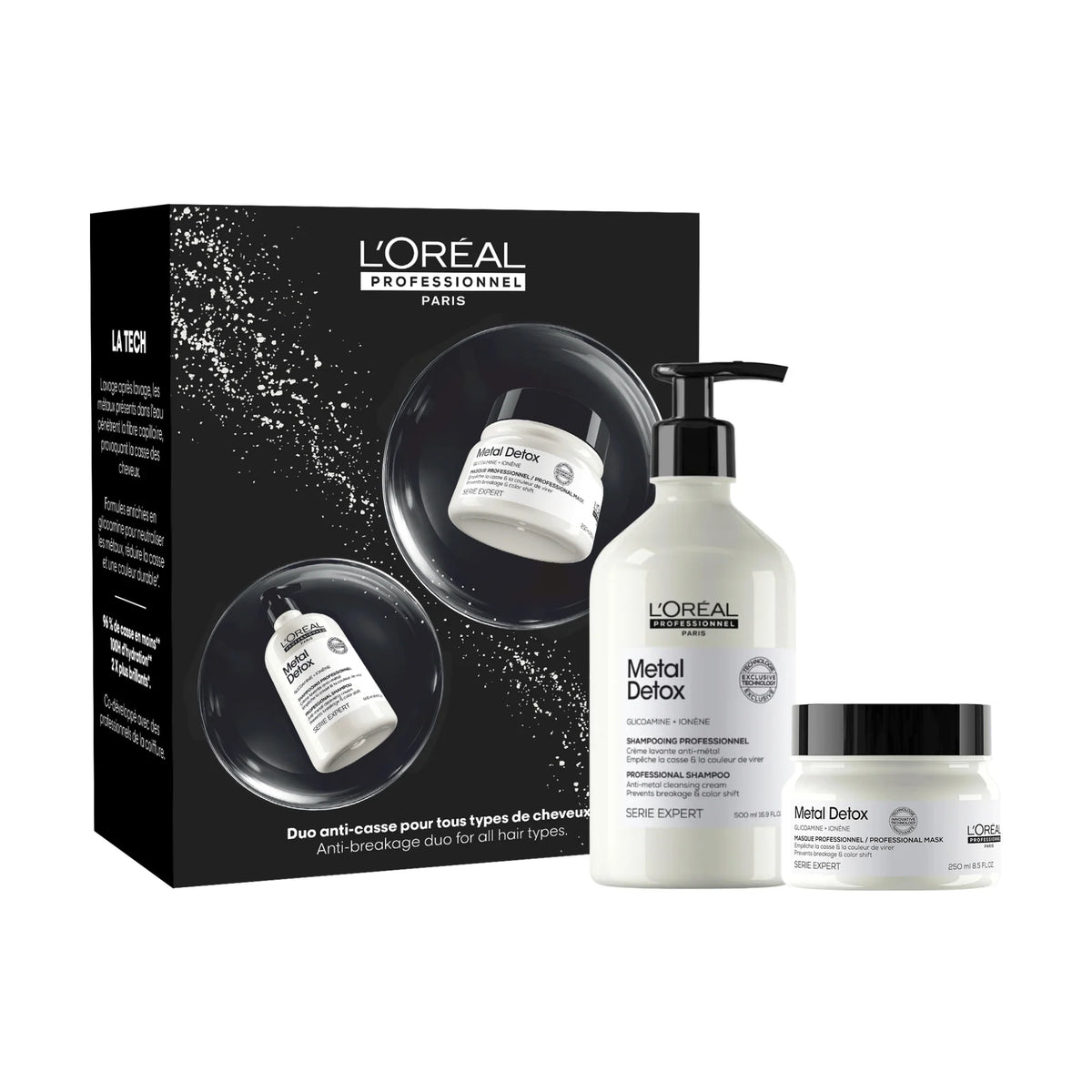 L'ORÉAL. COFFRET DES FÊTES - DUO METAL DETOX