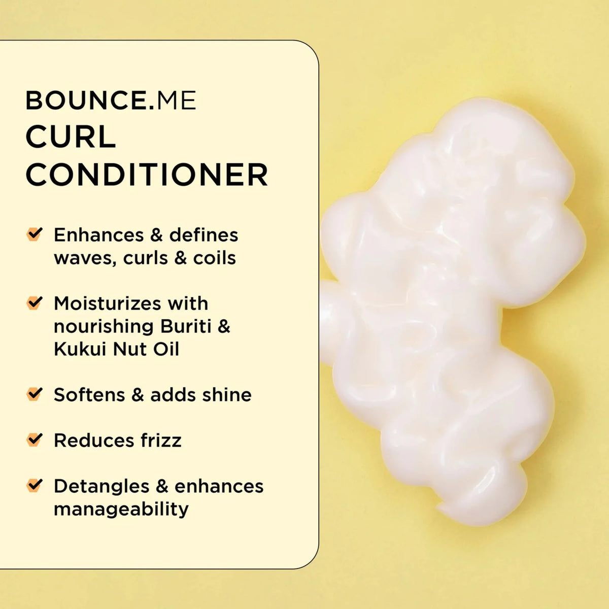 DESIGNME BOUNCE.ME – Revitalisant hydratant pour cheveux bouclés et ondulés – 1 L
