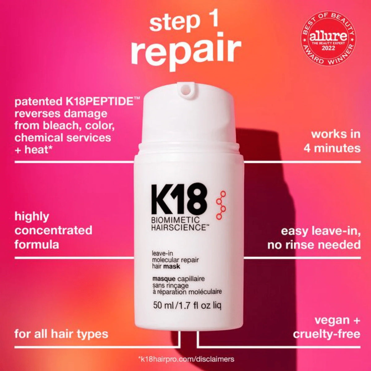 K18 Salon Blowout at Home – Coffret Brushing, Réparation & Volume