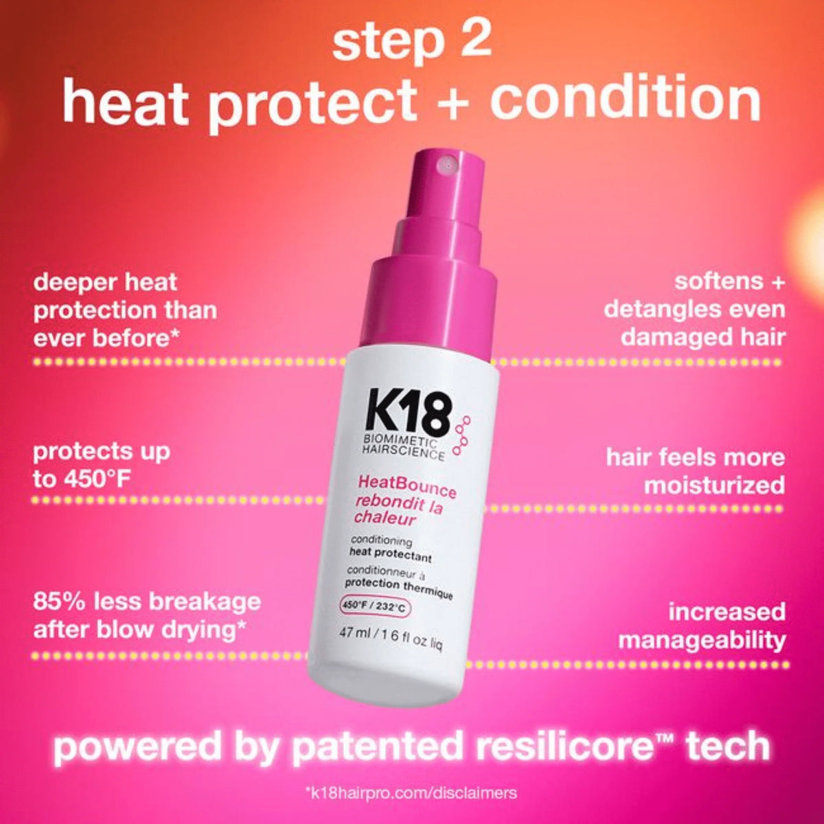 K18 Salon Blowout at Home – Coffret Brushing, Réparation & Volume
