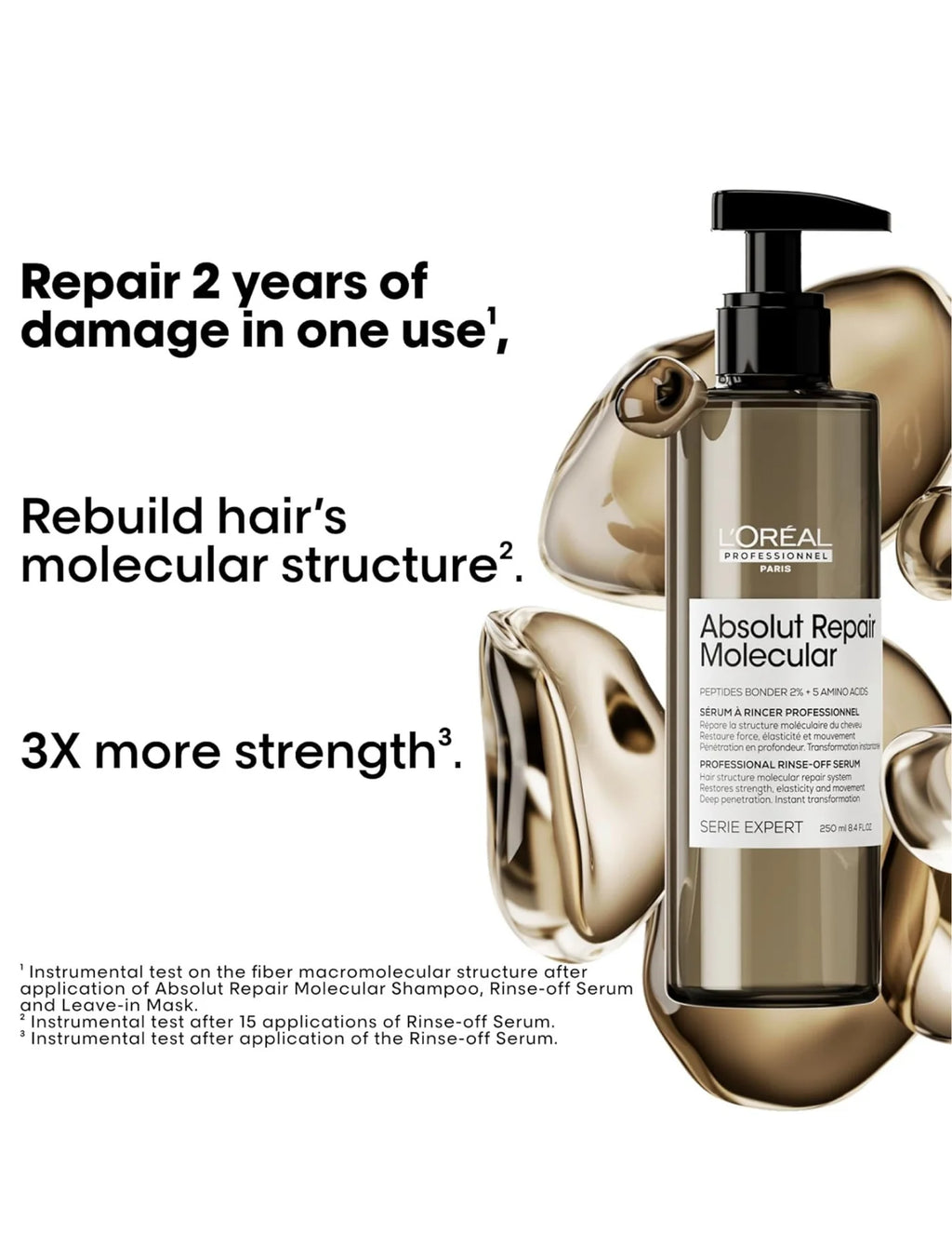 Sérum à rincer Absolut Repair Molecular L'Oréal Professionnel 250 ML