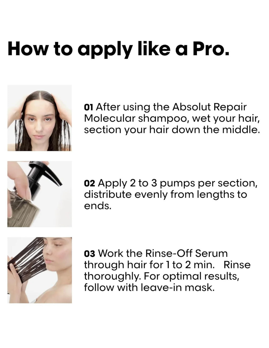 Sérum à rincer Absolut Repair Molecular L'Oréal Professionnel 250 ML