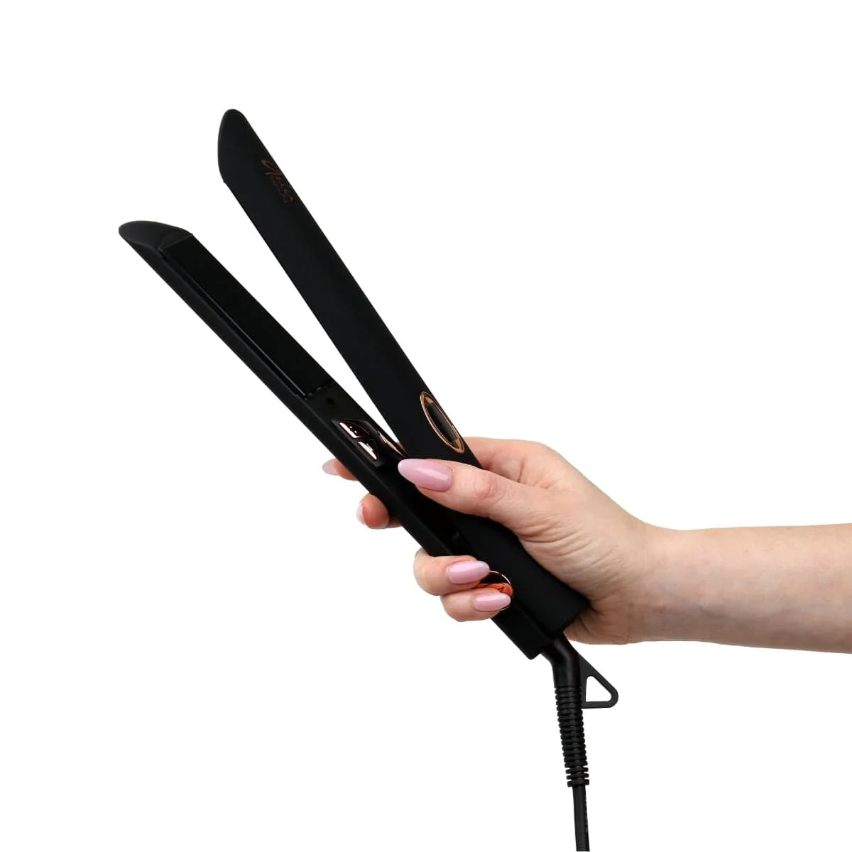 Lisseur numérique noir ultra élégant de 1 po