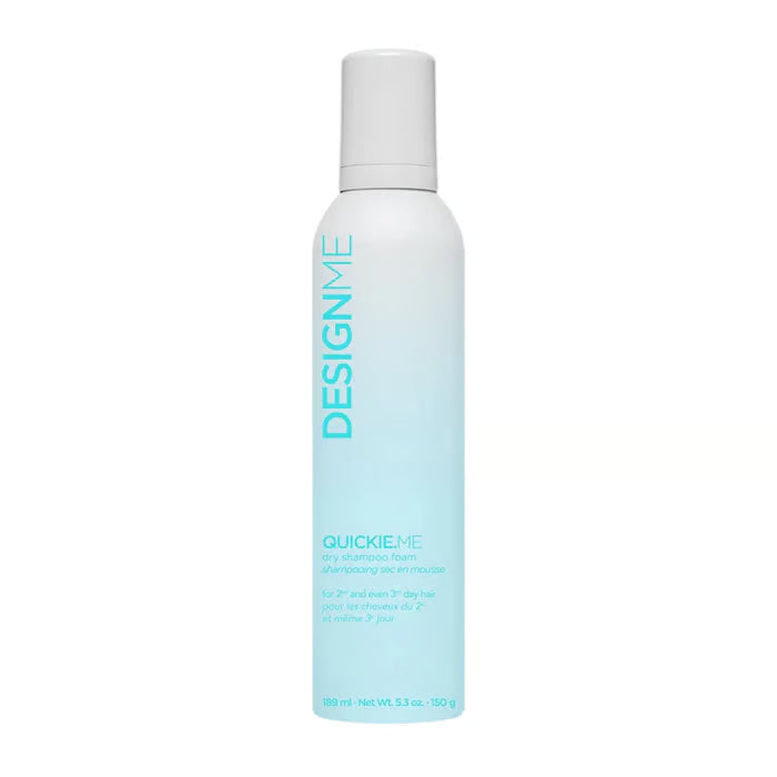 Design.Me QUICKIE.ME – Shampoing Sec Moussant 189 ml – Absorbe Sébum, Volume Instantané, Vegan