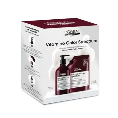 Vitamino Color Spectrum Shampooing coffret de recharge 1000ml