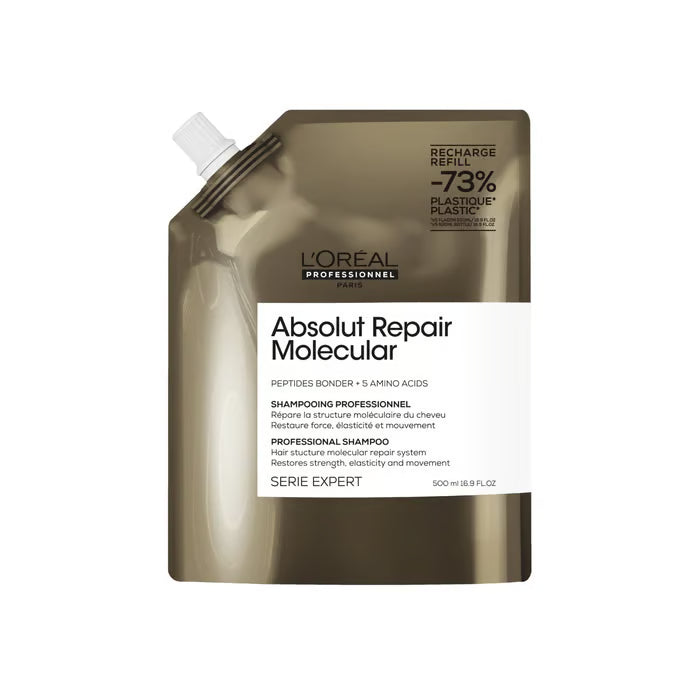 L'Oréal. Série Expert Shampoing Absolut Repair Molecular (Recharge) - 500 ml