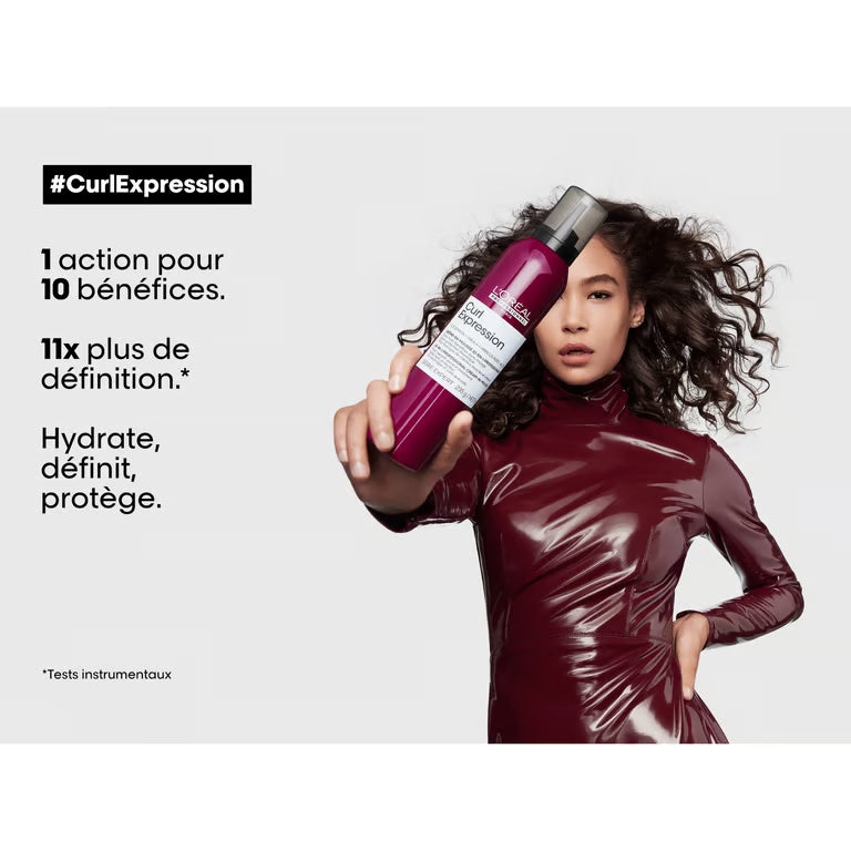 L'ORÉAL. SÉRIE EXPERT CRÈME-EN-MOUSSE 10-EN-1 CURL EXPRESSION - 250 ML