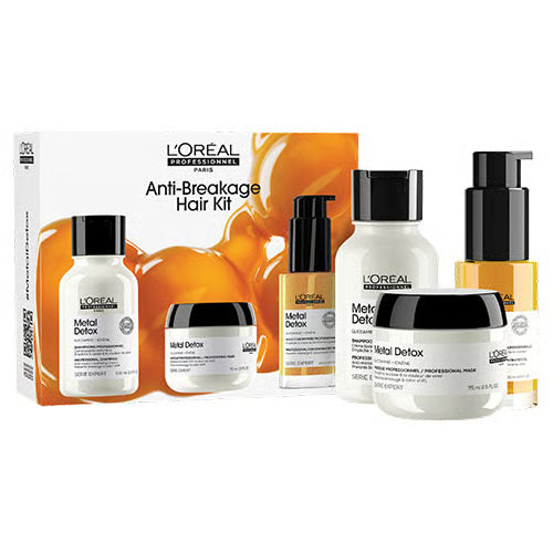 Trio découverte "Metal Detox" shampoing, masque et huile concentrée (100ml/3.4oz, 75ml/2.5oz, 30ml/1.01oz)